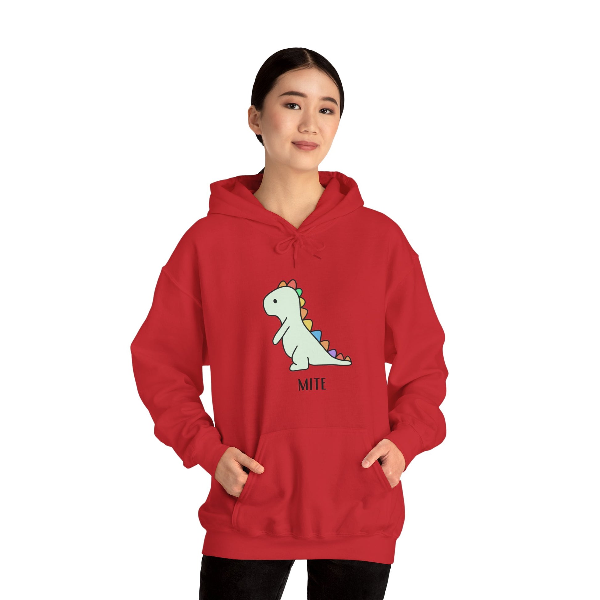 Dino-Mite Hoodie - Unisex Heavy Blend™ Hooded Sweatshirt - Bigfoot Bigheart Studio