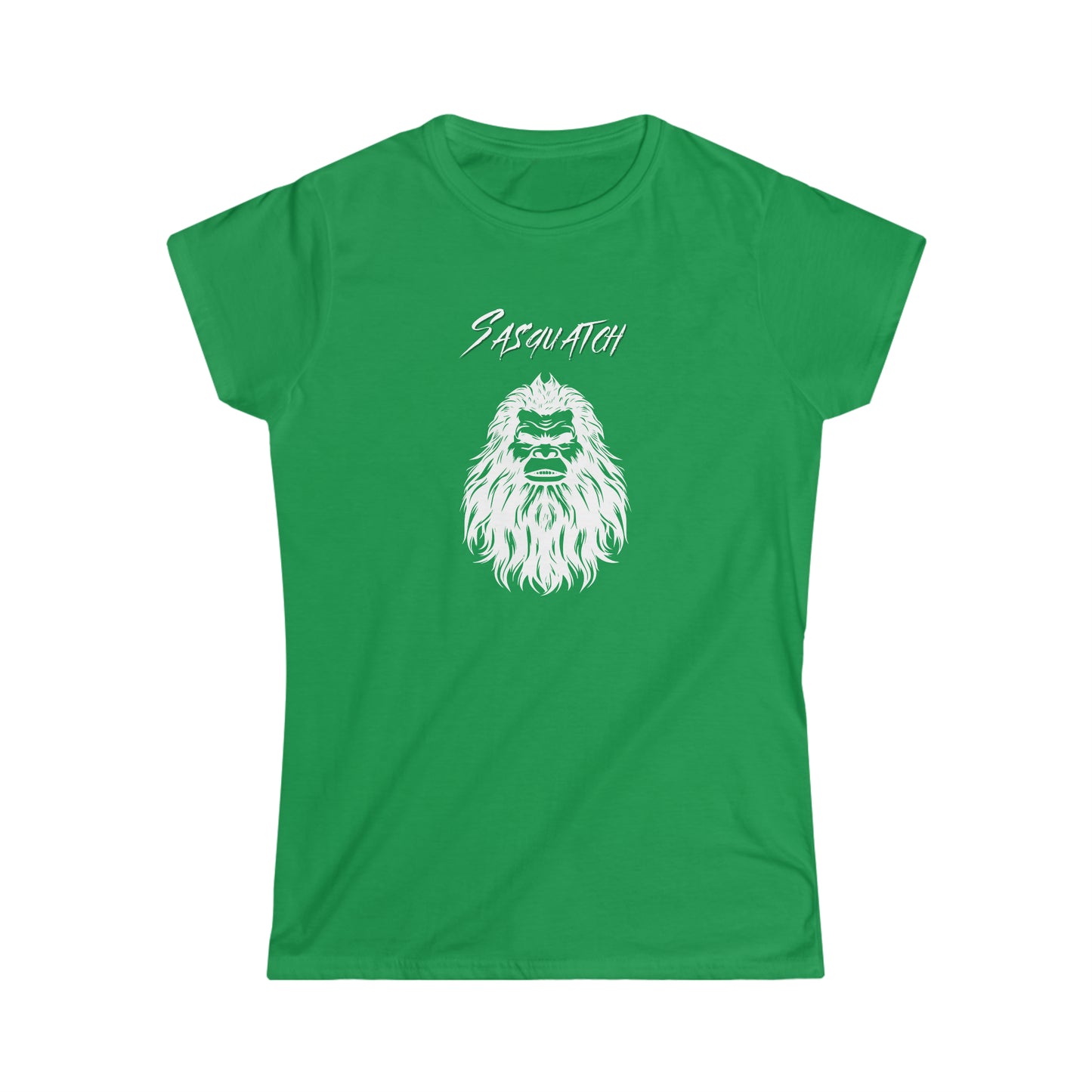 Sasquatch Selfie - Women's Softstyle Tee - Bigfoot Bigheart Studio