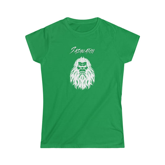 Sasquatch Selfie - Women's Softstyle Tee - Bigfoot Bigheart Studio