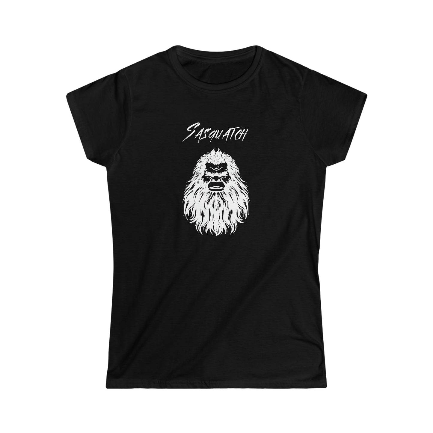 Sasquatch Selfie - Women's Softstyle Tee - Bigfoot Bigheart Studio