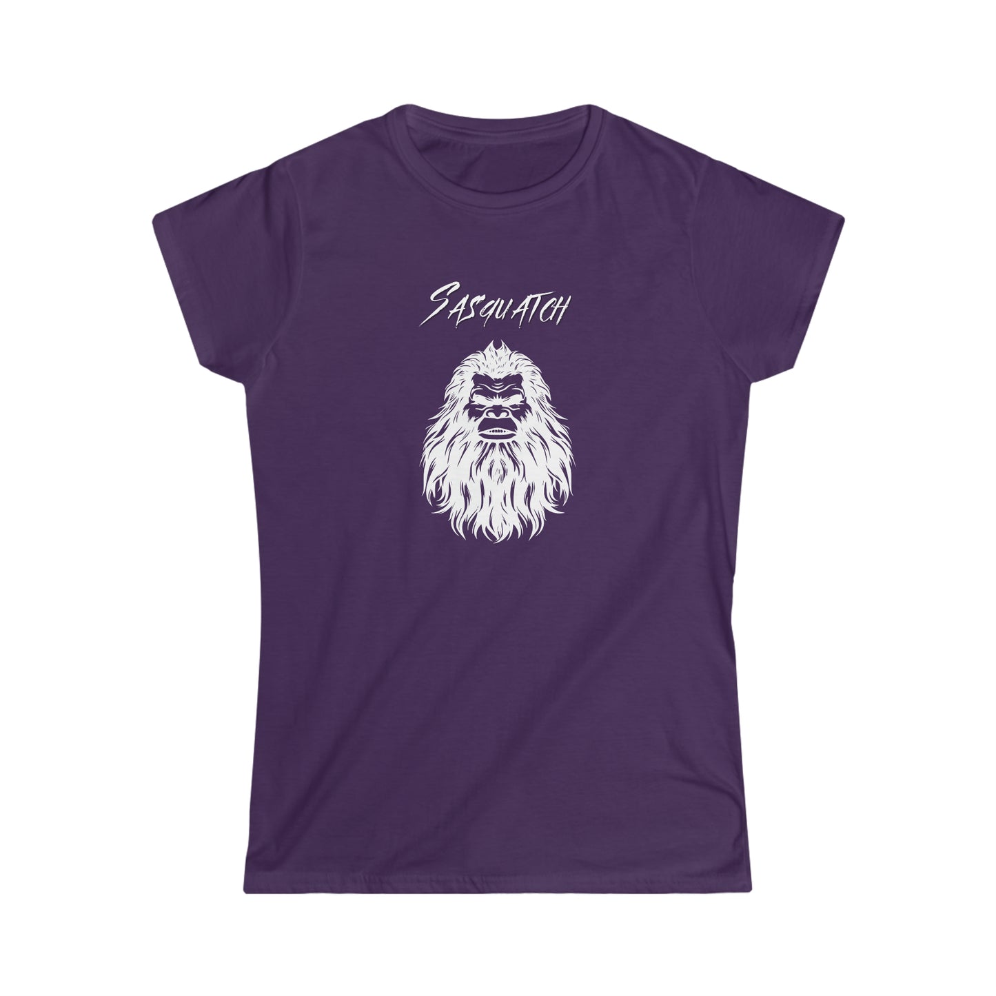 Sasquatch Selfie - Women's Softstyle Tee - Bigfoot Bigheart Studio