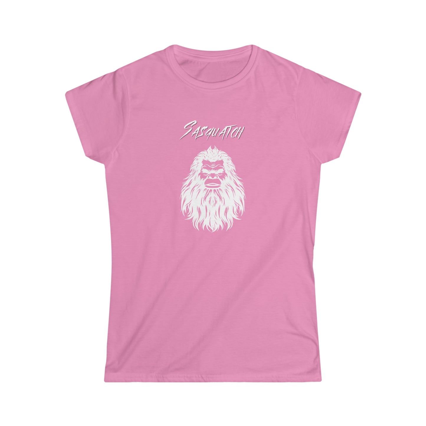 Sasquatch Selfie - Women's Softstyle Tee - Bigfoot Bigheart Studio