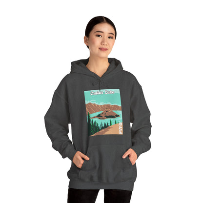 PNW Crater Lake - Hooded Sweatshirt