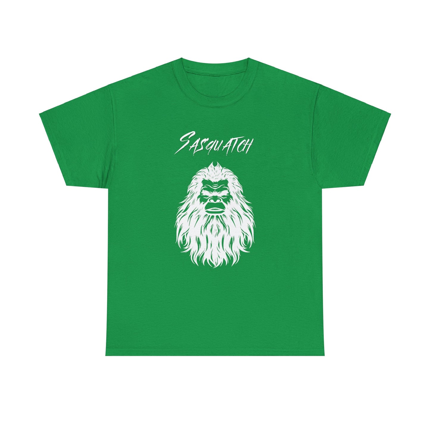 Sasquatch Selfie Adult T-Shirt - Unisex Heavy Cotton Tee