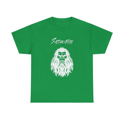 Sasquatch Selfie Adult T-Shirt - Unisex Heavy Cotton Tee