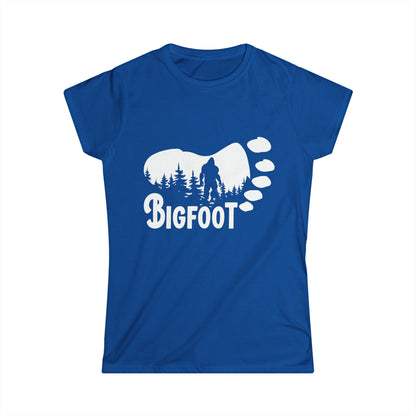 Bigfoot Footprint - Women's Softstyle Tee