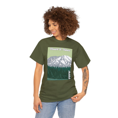 PNW Mount St. Helens T-Shirt - Unisex Heavy Cotton Tee - Bigfoot Bigheart Studio