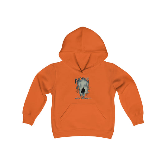 Be Careful Where You Wander | Bigfoot - Youth Hooded Sweatshirt