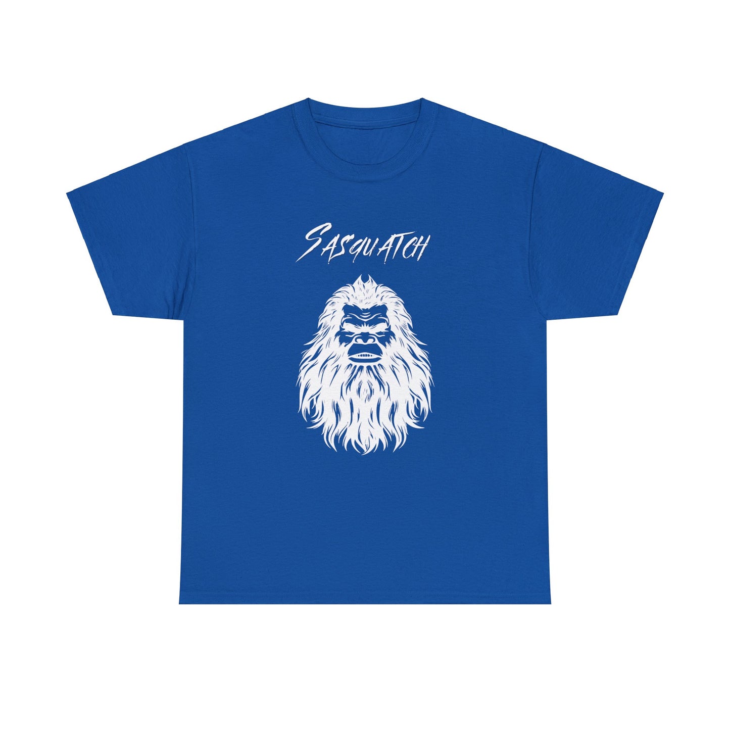 Sasquatch Selfie Adult T-Shirt - Unisex Heavy Cotton Tee