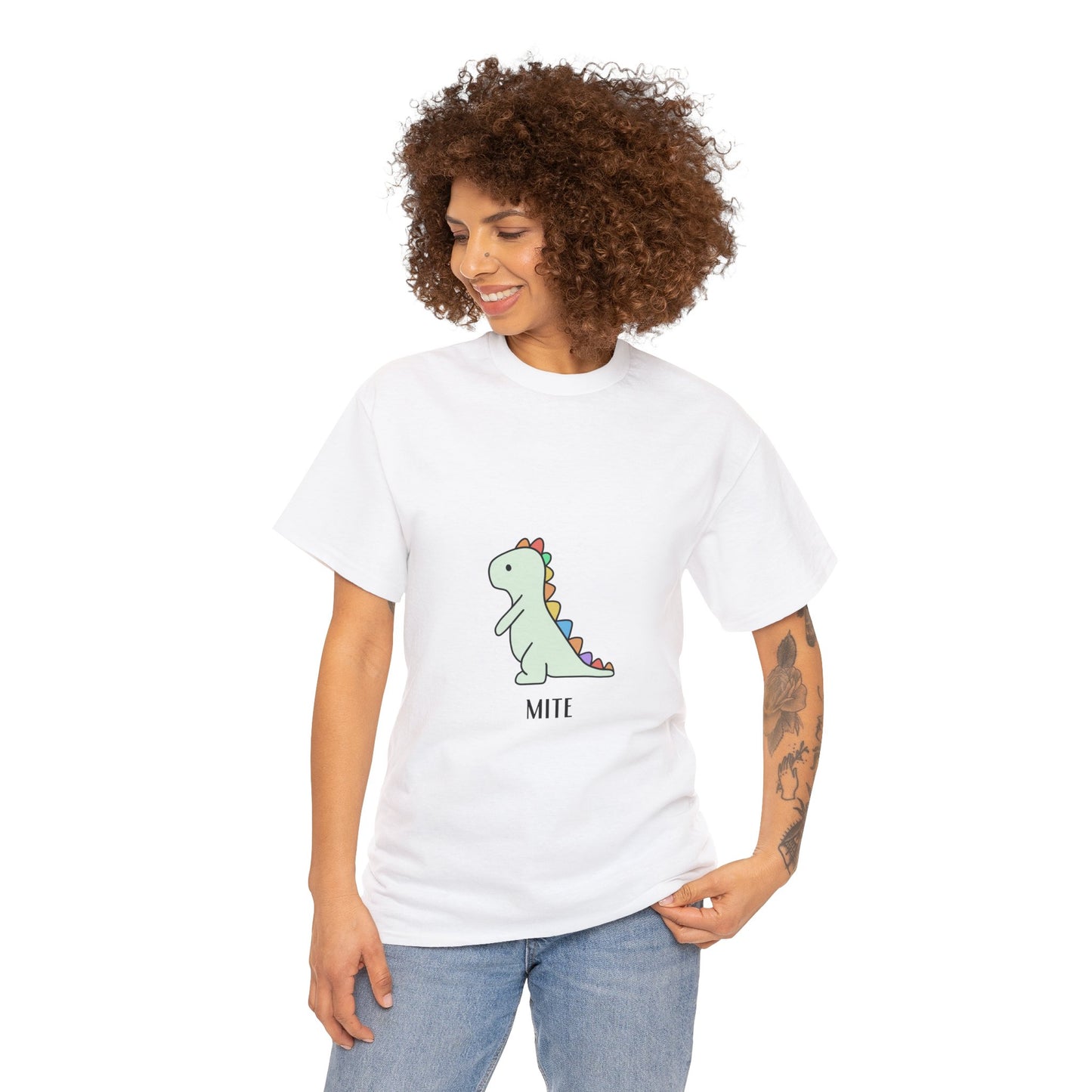 Dino-Mite Adult T-Shirt - Unisex Heavy Cotton Tee