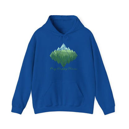 My Happy Place - Mountain Forest - Unisex Heavy Blend™ Hooded Sweatshirt