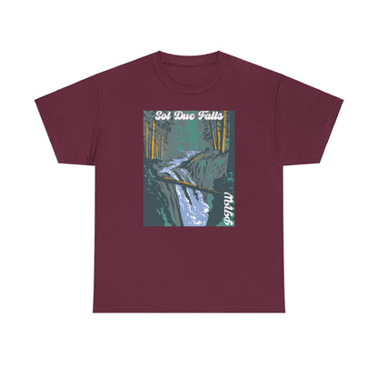 PNW Sol Duc Falls T-Shirt - Unisex Heavy Cotton Tee