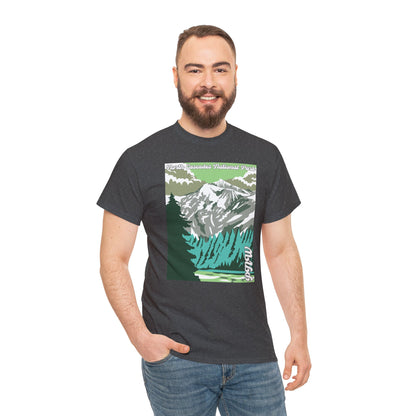 PNW North Cascades National Park T-Shirt - Unisex Heavy Cotton Tee