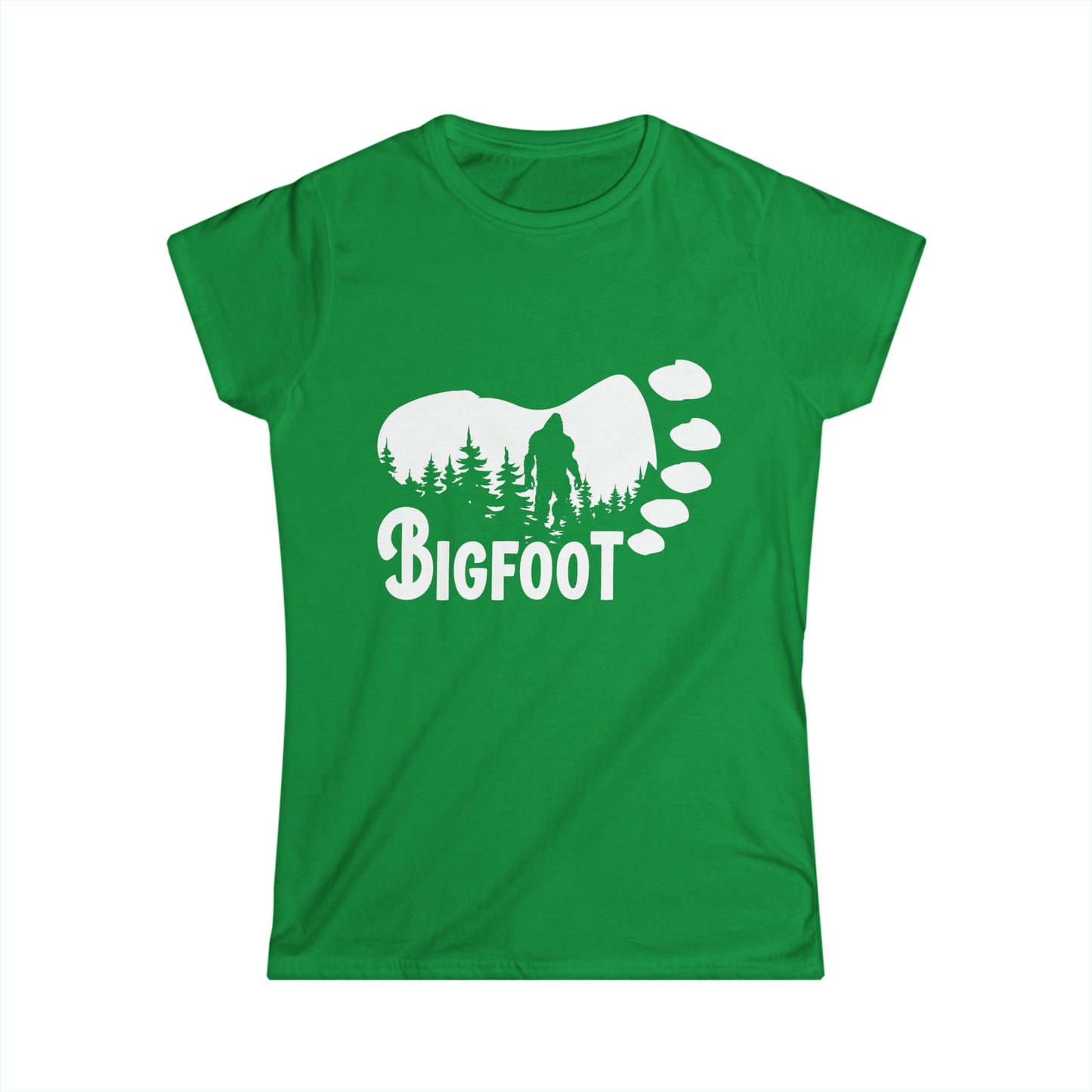 Bigfoot Footprint - Women's Softstyle Tee