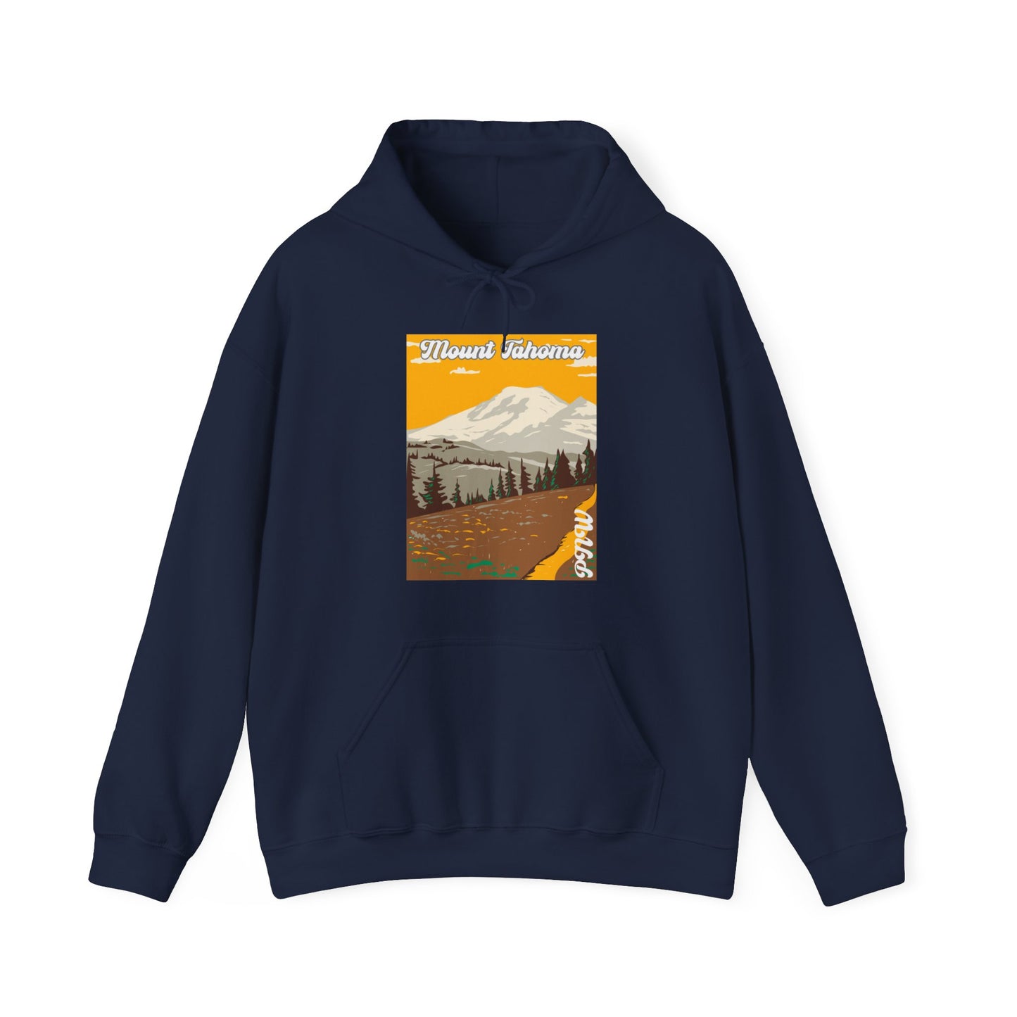 PNW Mount Tahoma (Mt. Rainier) Hoodie - Unisex Heavy Blend™ Hooded Sweatshirt