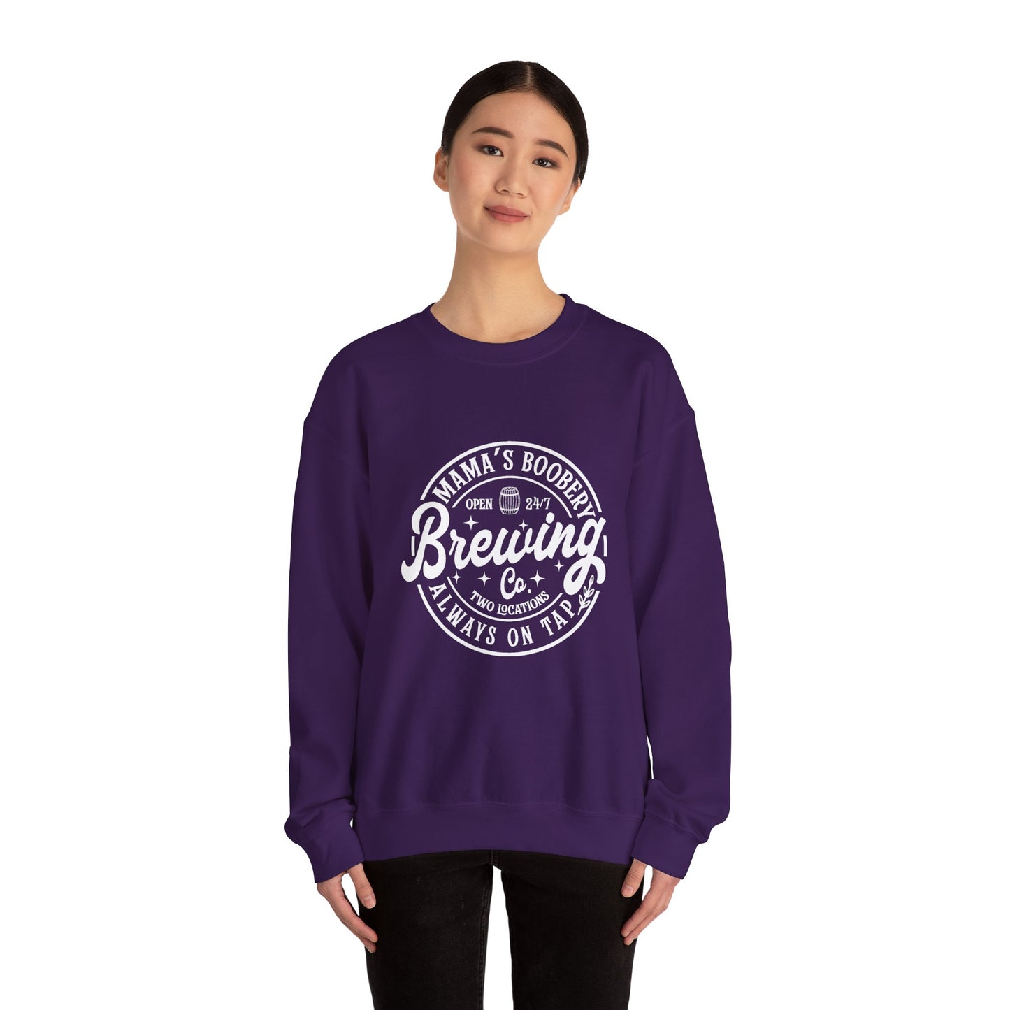 Mama's Boobery - Unisex Heavy Blend™ Crewneck Sweatshirt