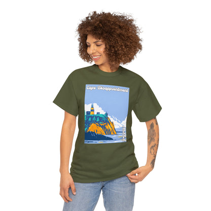 PNW Cape Disappointment T-Shirt - Unisex Heavy Cotton Tee - Bigfoot Bigheart Studio