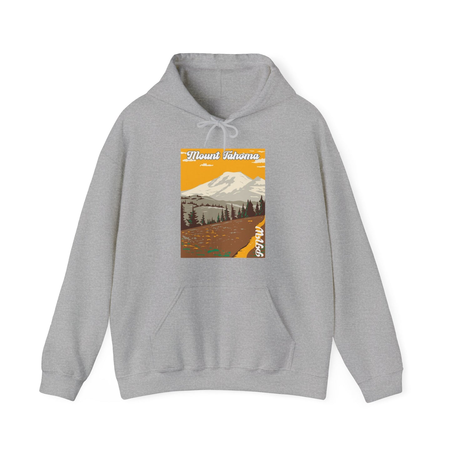 PNW Mount Tahoma (Mt. Rainier) Hoodie - Unisex Heavy Blend™ Hooded Sweatshirt