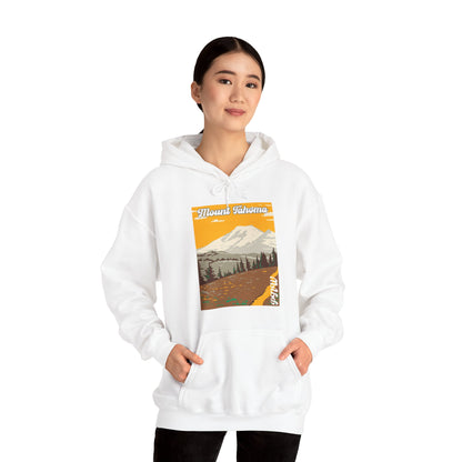 PNW Mount Tahoma (Mt. Rainier) Hoodie - Unisex Heavy Blend™ Hooded Sweatshirt