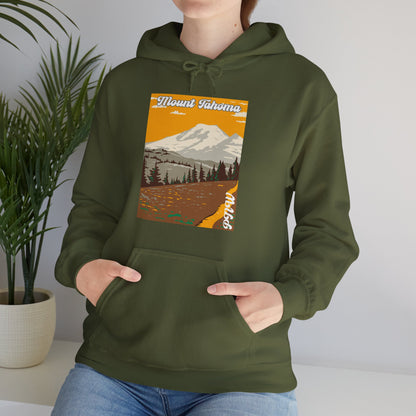 PNW Mount Tahoma (Mt. Rainier) Hoodie - Unisex Heavy Blend™ Hooded Sweatshirt