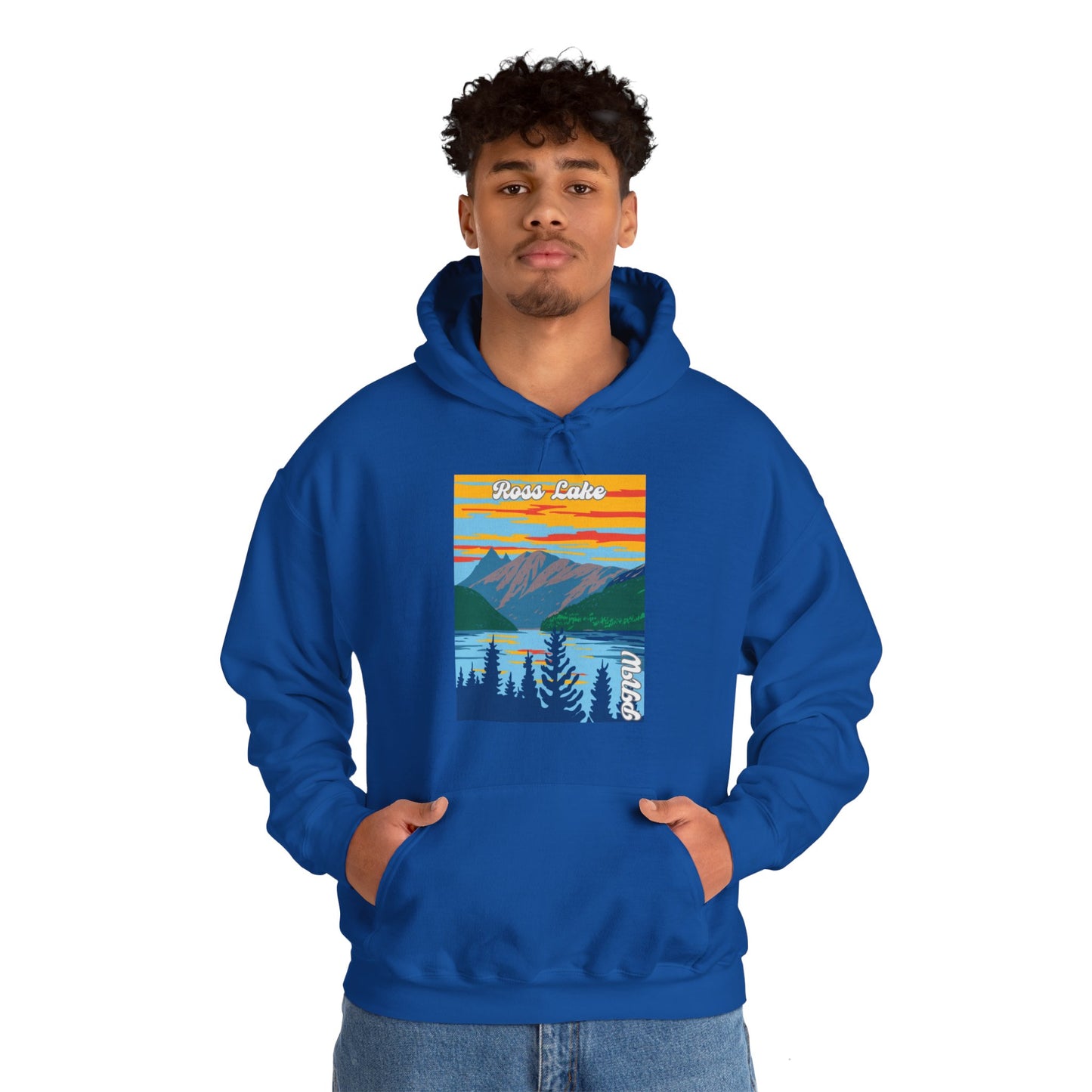 PNW Ross Lake Hoodie - Unisex Heavy Blend™ Hooded Sweatshirt