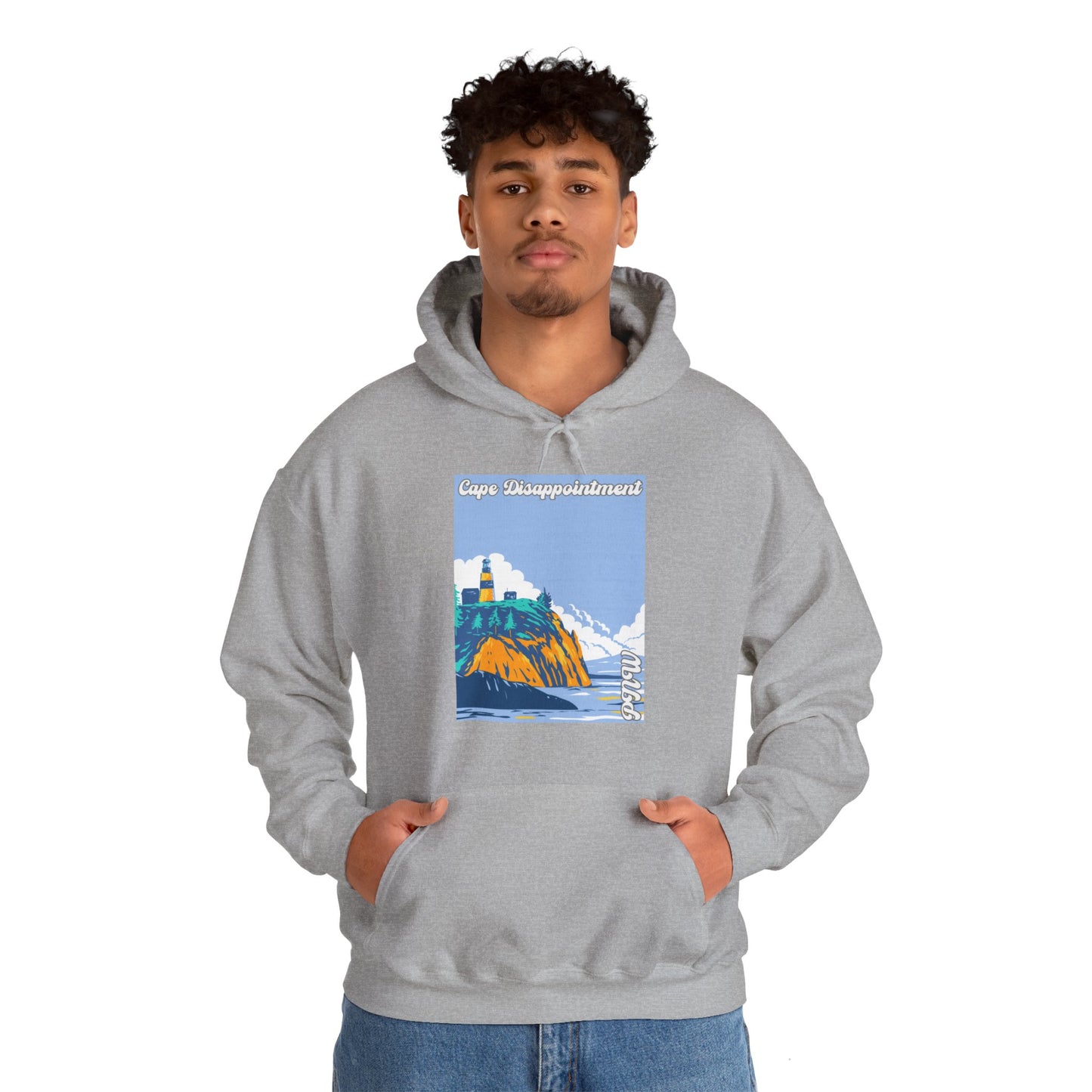 PNW Cape Disappointment Hoodie - Unisex Heavy Blend™ Hooded Sweatshirt