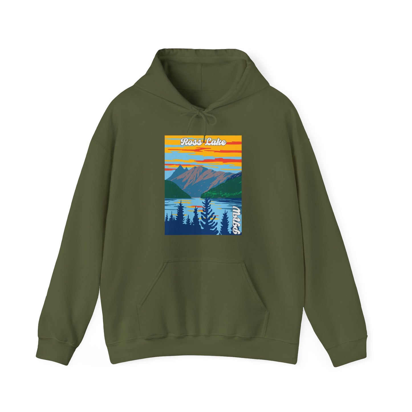 PNW Ross Lake Hoodie - Unisex Heavy Blend™ Hooded Sweatshirt