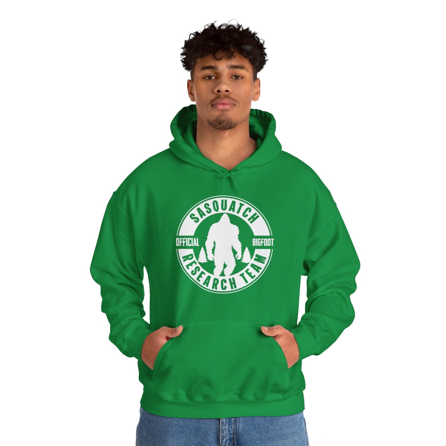 Sasquatch Research Team Official Bigfoot - Hoodie Sweatshirt - Bigfoot Bigheart Studio