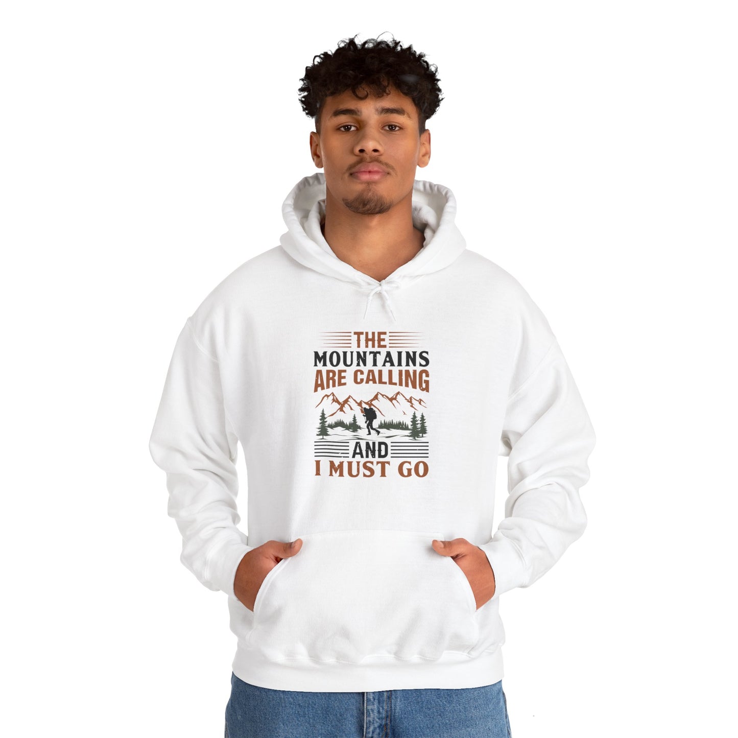 The Mountains Are Calling Hoodie - Unisex Heavy Blend™ Hooded Sweatshirt