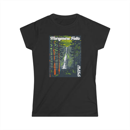 PNW Marymere Falls - Women's Softstyle Tee