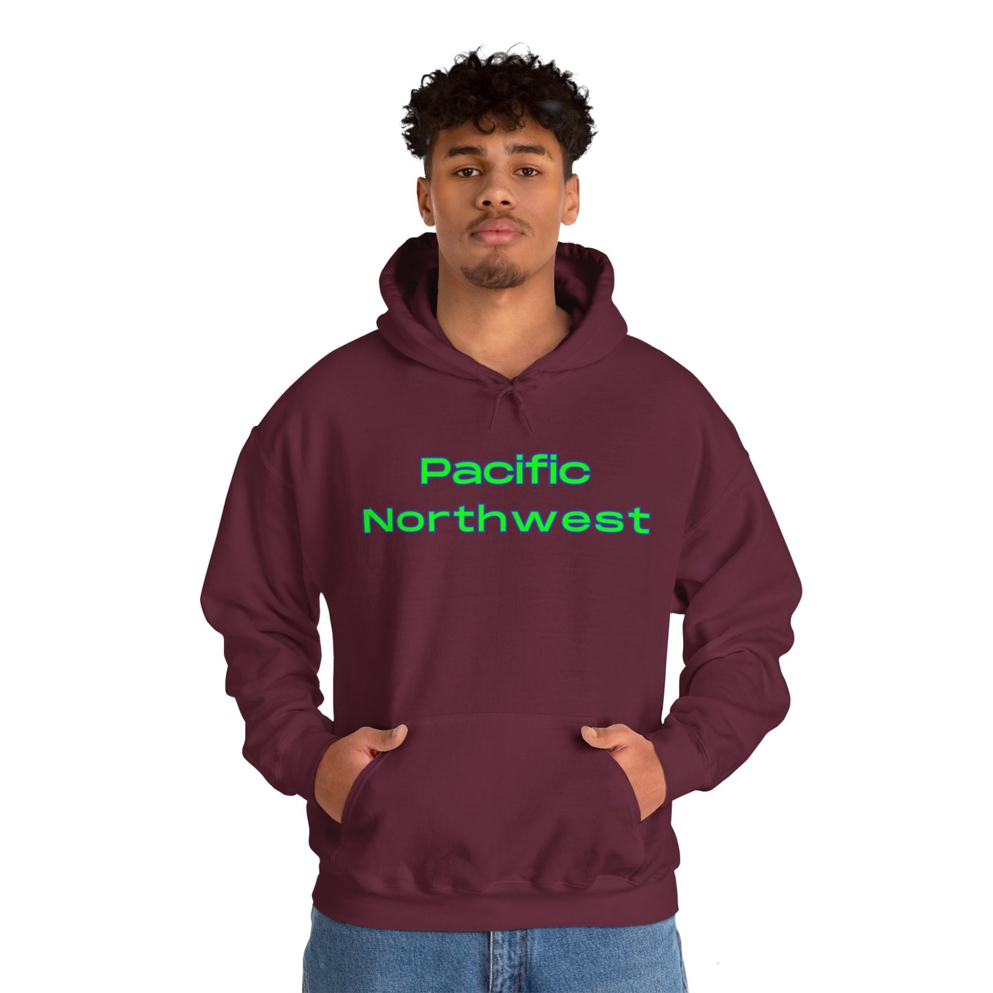 Pacific Northwest Simple Hoodie - Unisex Heavy Blend™ Hooded Sweatshirt