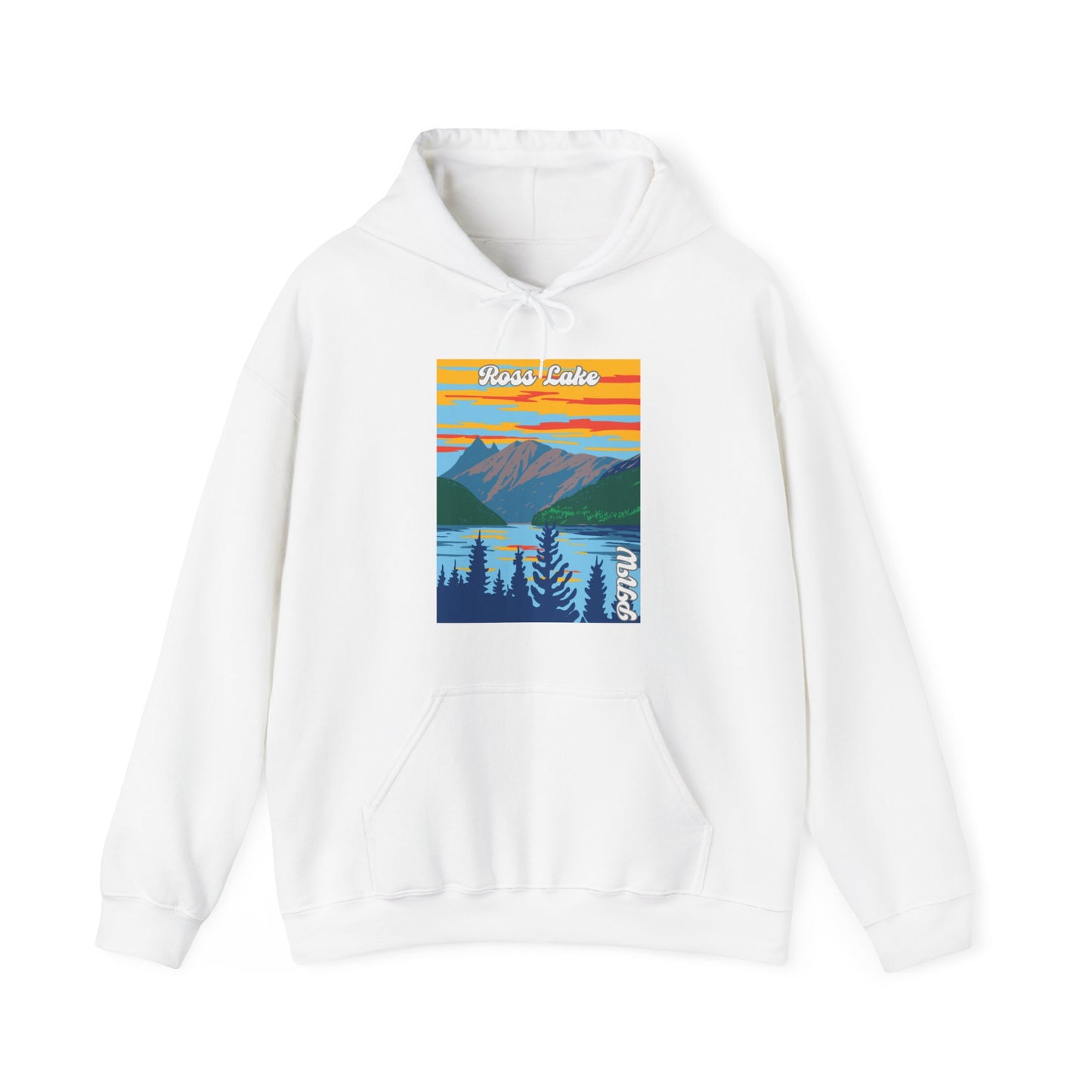 PNW Ross Lake Hoodie - Unisex Heavy Blend™ Hooded Sweatshirt