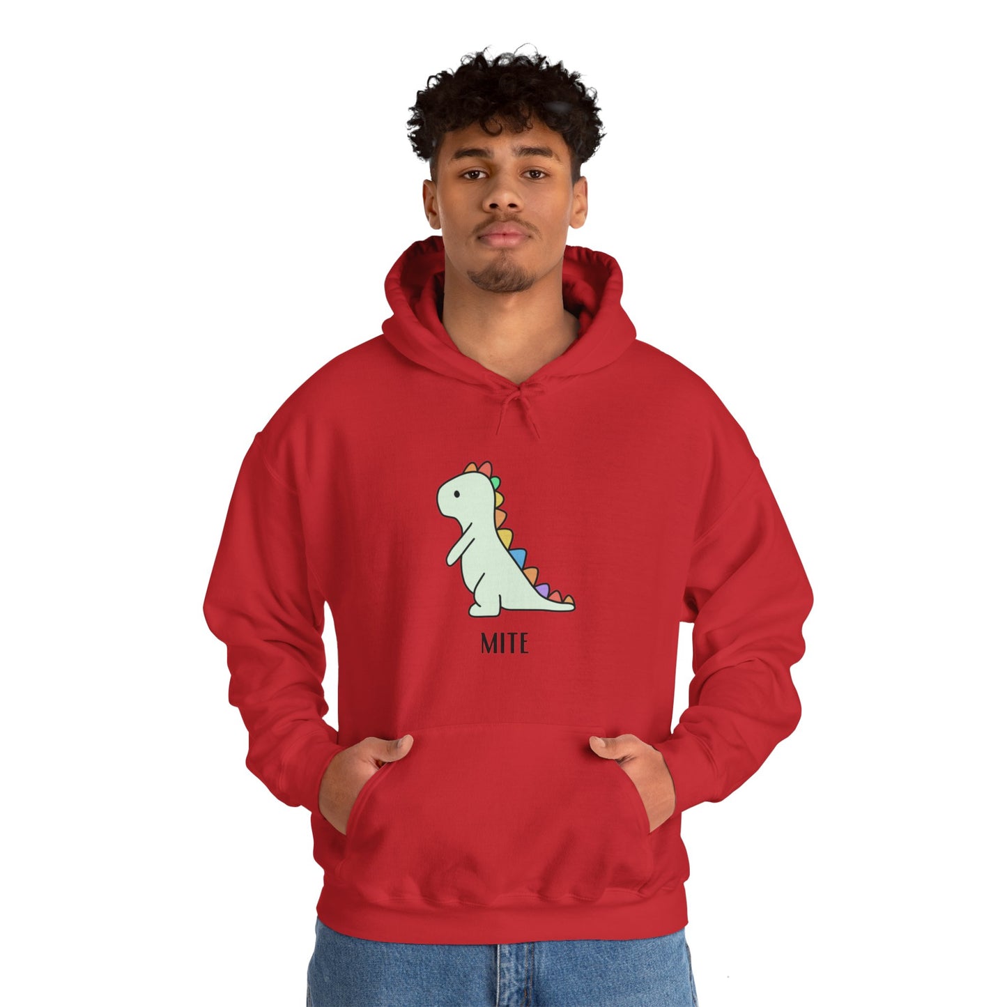 Dino-Mite Hoodie - Unisex Heavy Blend™ Hooded Sweatshirt - Bigfoot Bigheart Studio