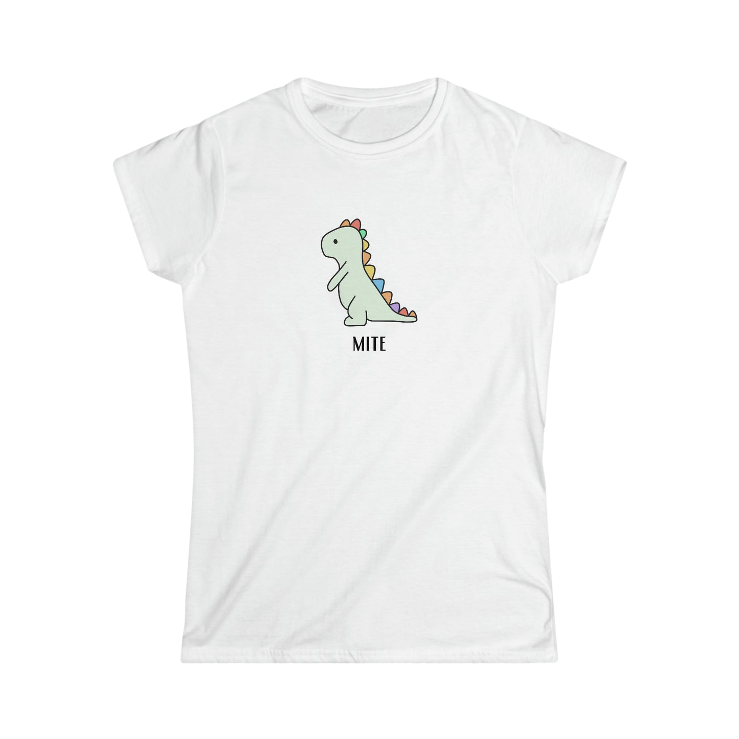 Dino-Mite - Women's Softstyle Tee - Bigfoot Bigheart Studio