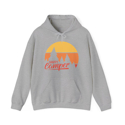 Happy Camper Adult Hoodie - Unisex Heavy Blend™ Hooded Sweatshirt - Bigfoot Bigheart Studio