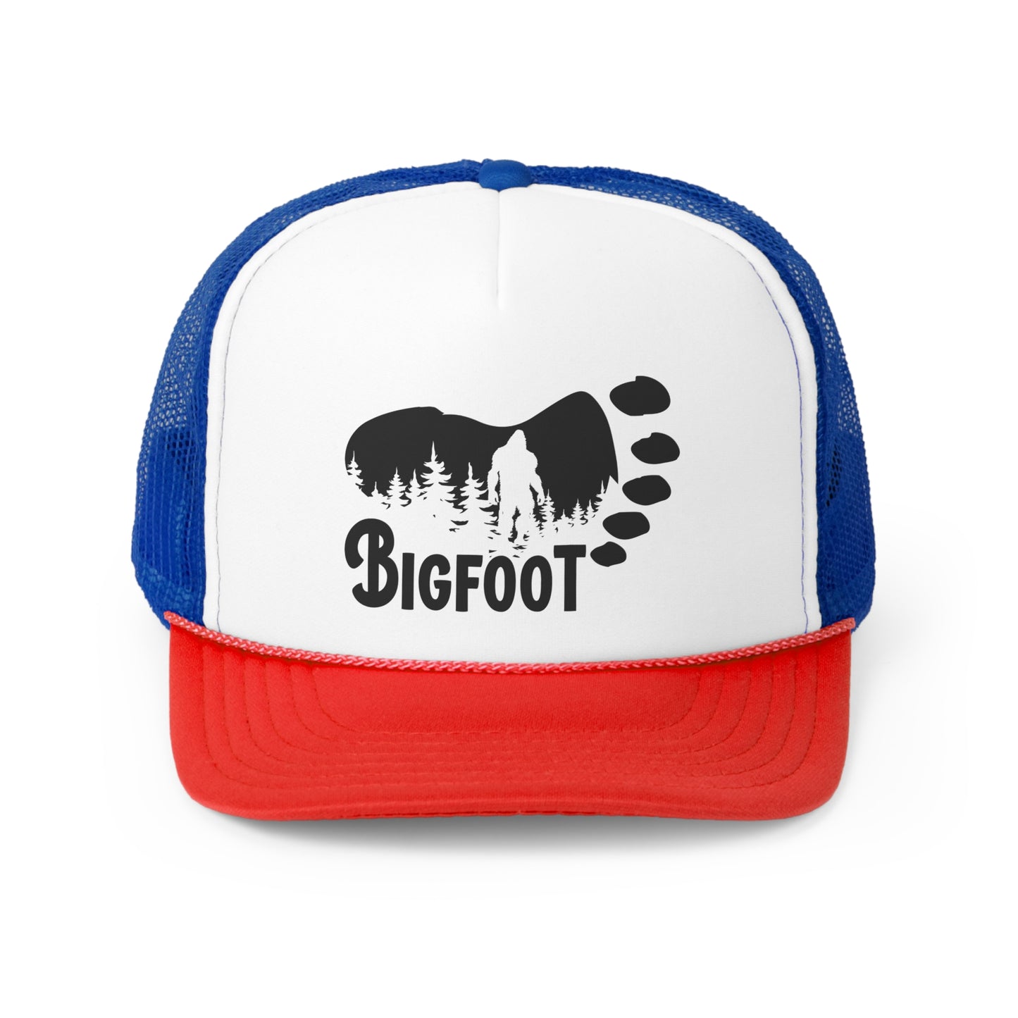 Bigfoot Footprint - Trucker Caps - Bigfoot Bigheart Studio