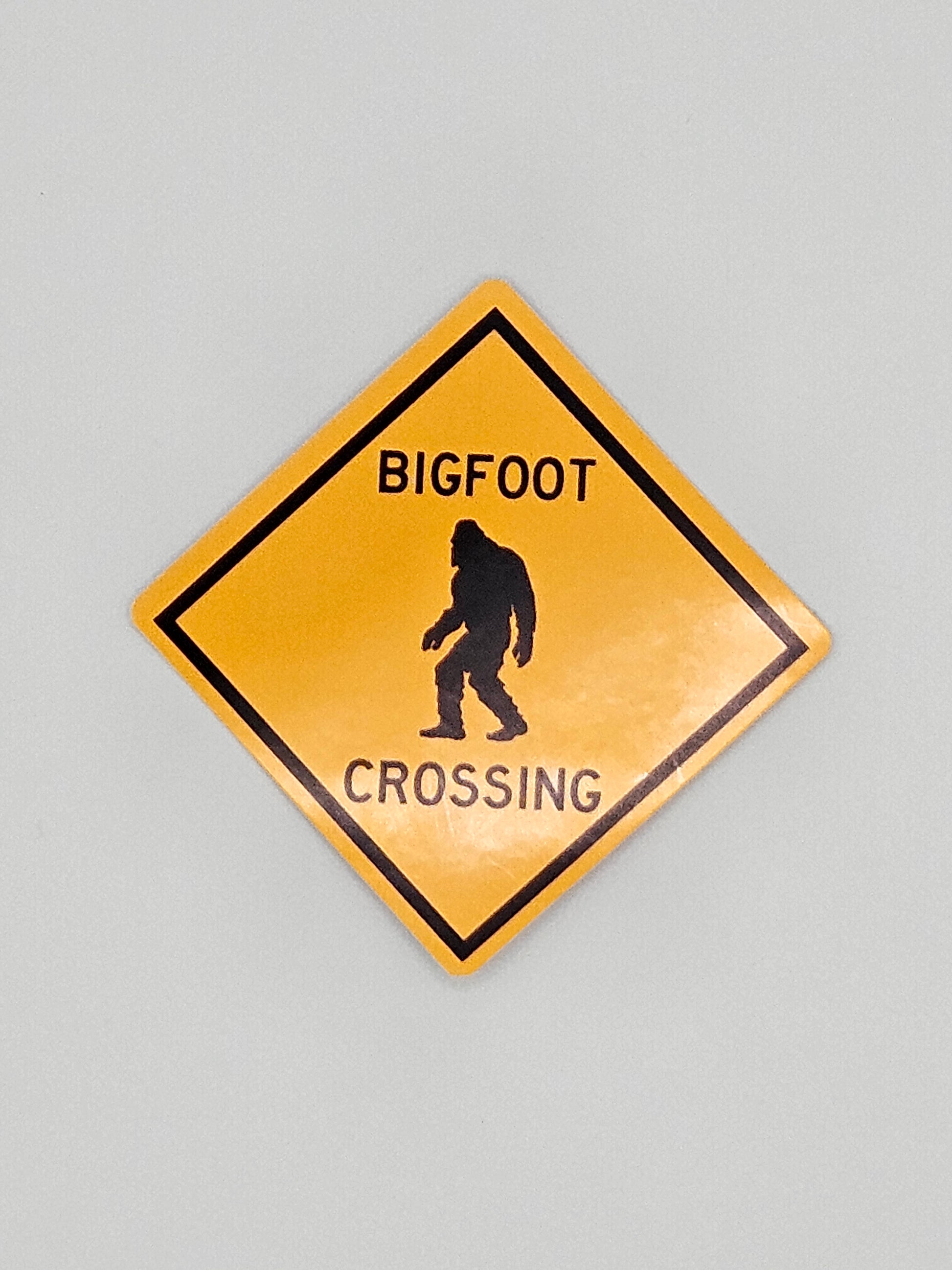 Bigfoot Crossing - Vinyl Sticker - Bigfoot Bigheart Studio