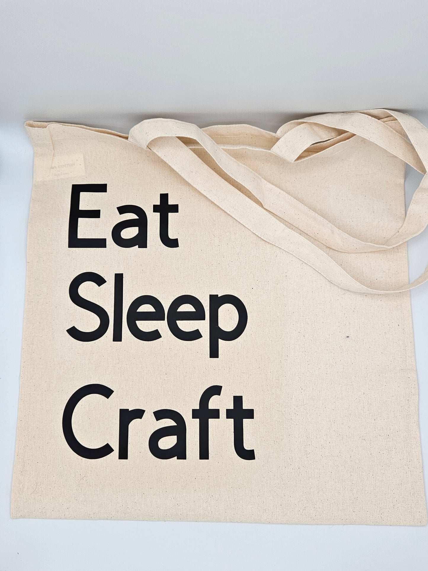 Eat Sleep Craft - Tote Bag - Bigfoot Bigheart Studio