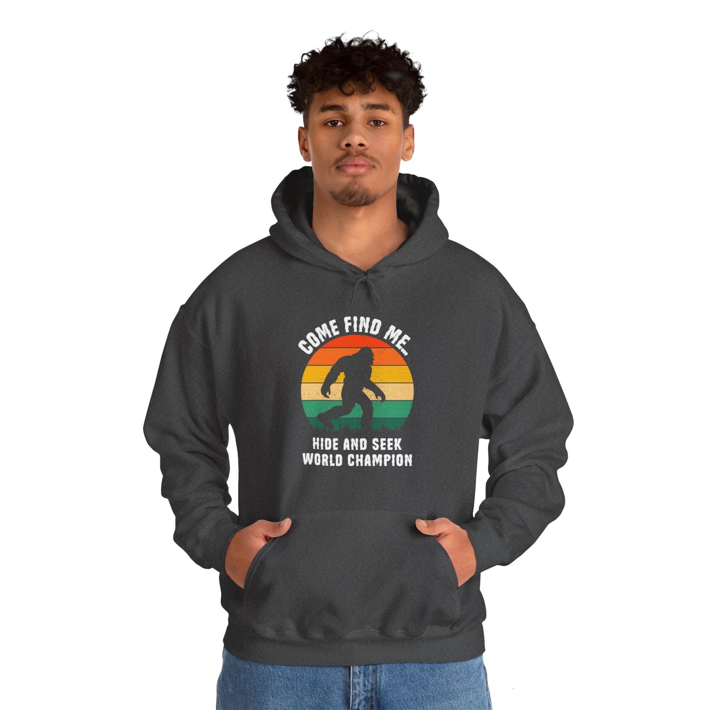 Hide and Seek Champion - Bigfoot - Unisex Heavy Blend™ Hooded Sweatshirt