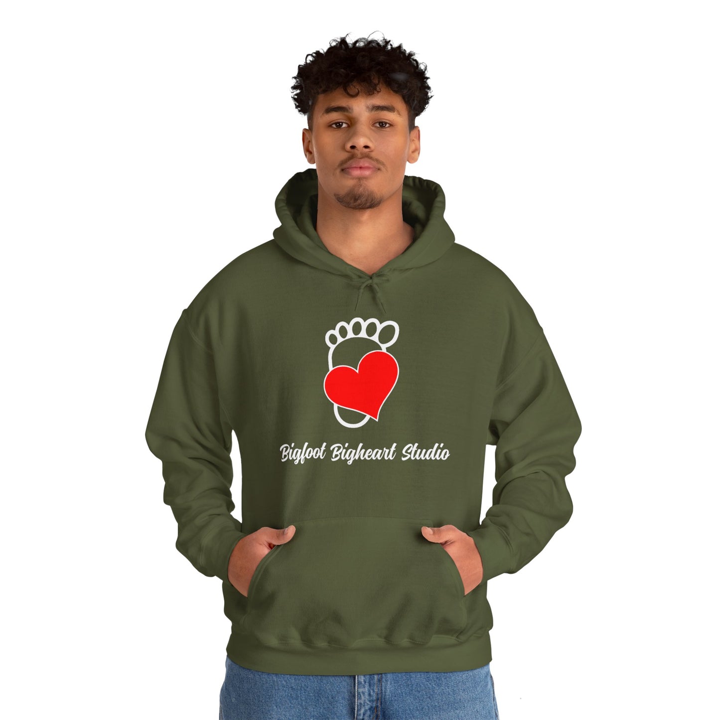 Bigfoot Bigheart Studio Logo Hoodie - Unisex Heavy Blend™ Hooded Sweatshirt