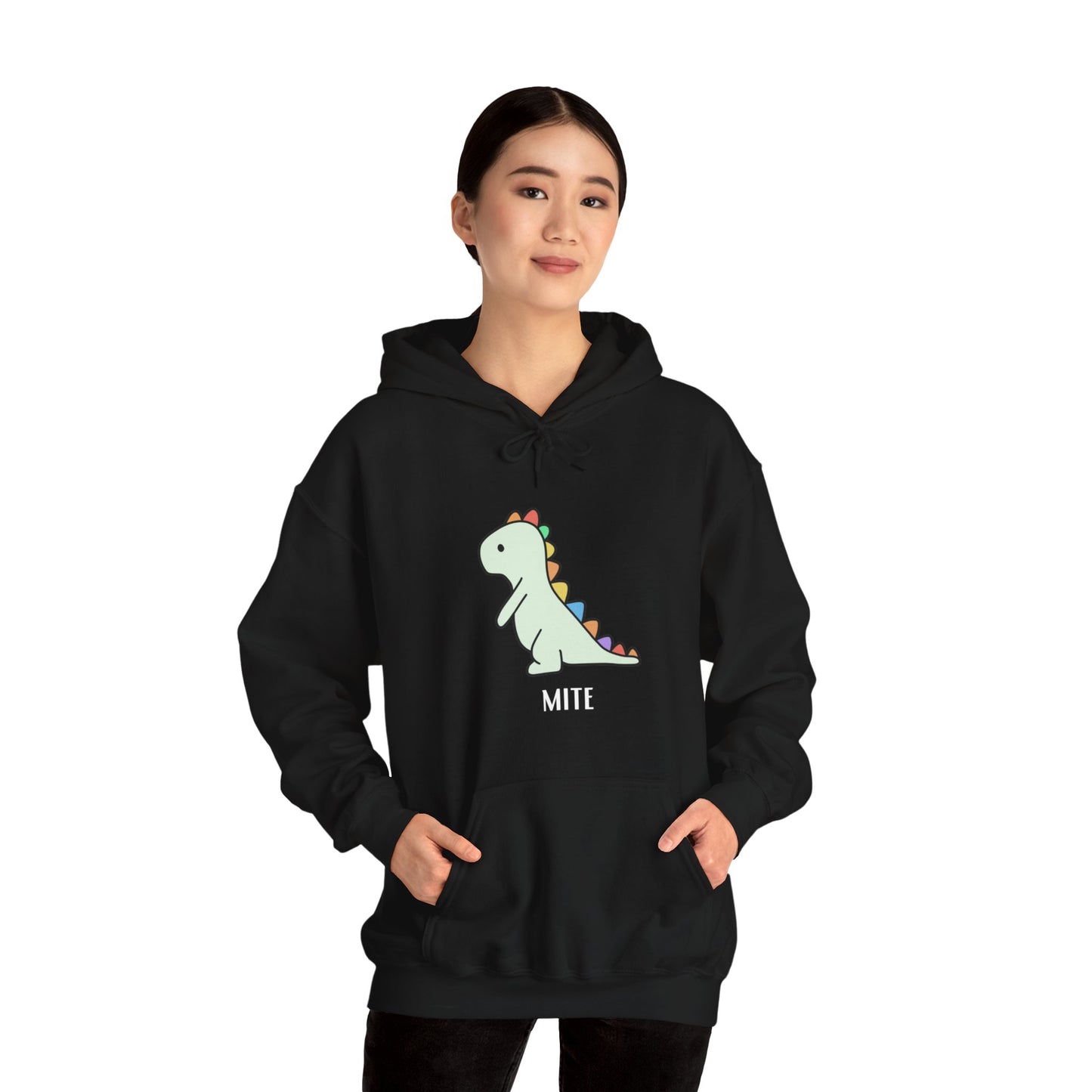 Dino-Mite Hoodie - Unisex Heavy Blend™ Hooded Sweatshirt - Bigfoot Bigheart Studio