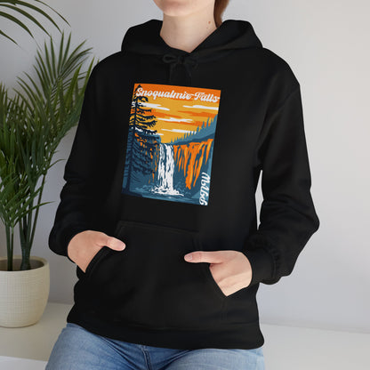 PNW Snoqualmie Falls Hoodie - Unisex Heavy Blend™ Hooded Sweatshirt