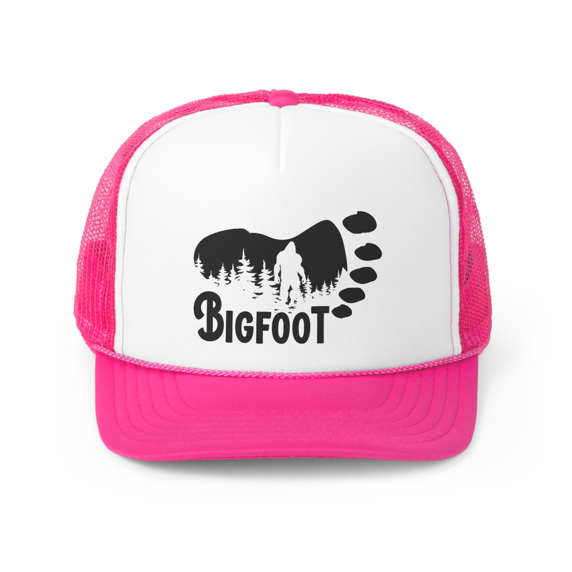 Bigfoot Footprint - Trucker Caps - Bigfoot Bigheart Studio