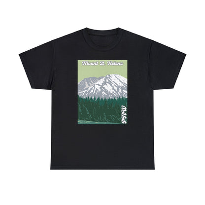 PNW Mount St. Helens T-Shirt - Unisex Heavy Cotton Tee - Bigfoot Bigheart Studio