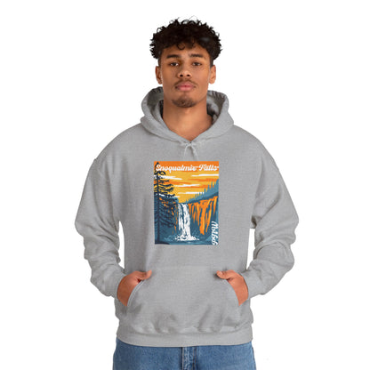 PNW Snoqualmie Falls Hoodie - Unisex Heavy Blend™ Hooded Sweatshirt