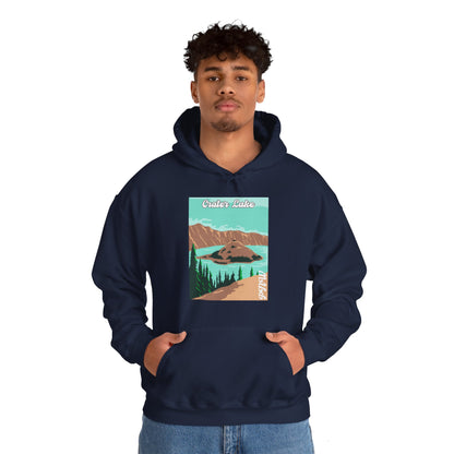 PNW Crater Lake - Hooded Sweatshirt