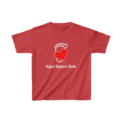 Bigfoot Bigheart Studio Logo Youth T-Shirt - Kids Heavy Cotton Tee - Bigfoot Bigheart Studio