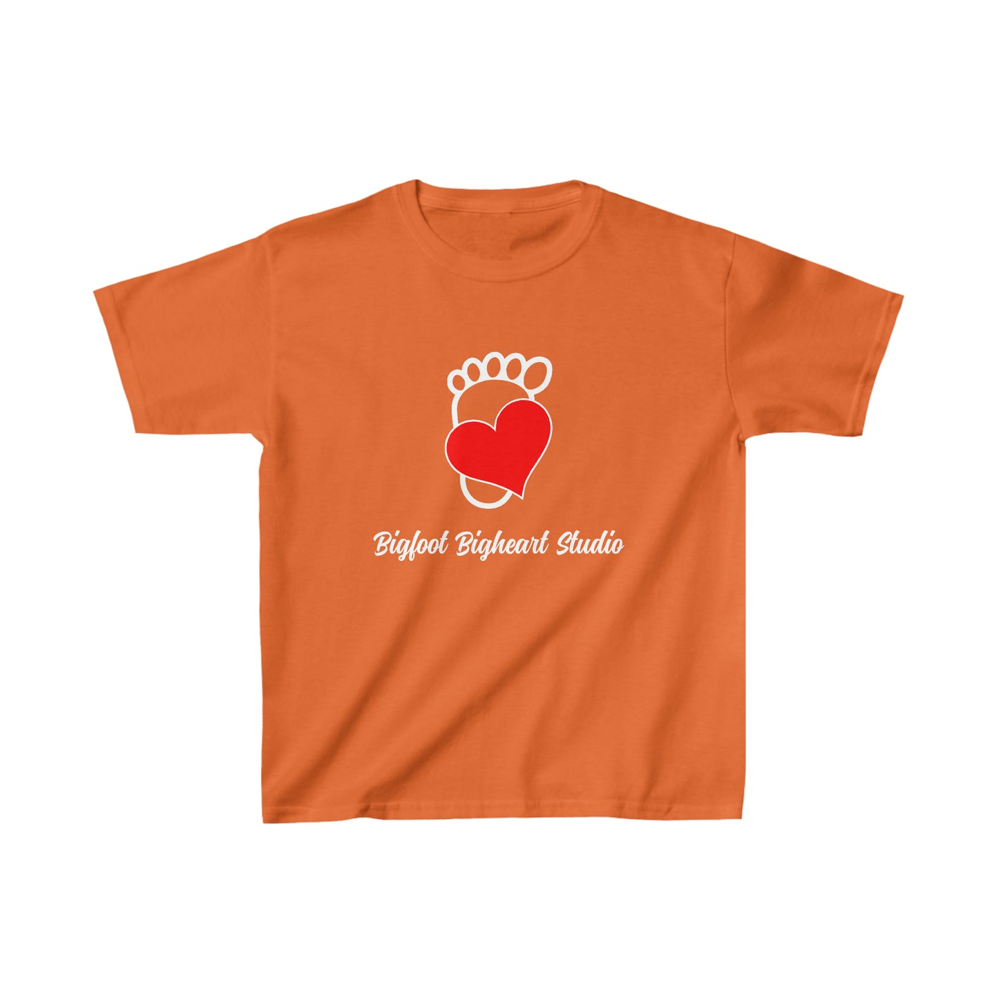 Bigfoot Bigheart Studio Logo Youth T-Shirt - Kids Heavy Cotton Tee - Bigfoot Bigheart Studio