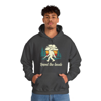 Respect the Locals - Bigfoot | Unisex Heavy Blend Hooded Sweatshirt