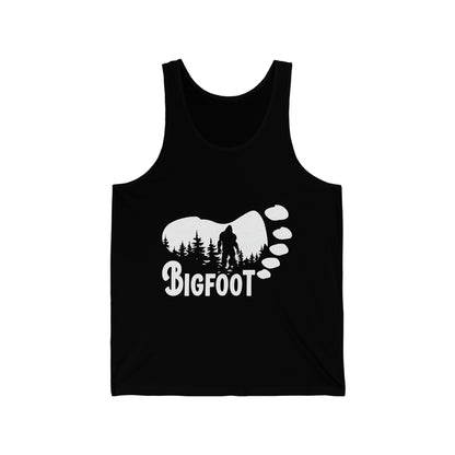 Bigfoot Footprint - Unisex Jersey Tank